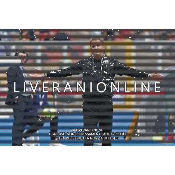 Coach Leonardo Semplici (Spezia Calcio) during the Italian soccer Serie A match US Lecce vs Spezia Calcio on May 21, 2023 at Via del Mare Stadium in Lecce, Italy. Photo by Emmanuele Mastrodonato/ag. Aldo Liverani sas / AGENZIA ALDO LIVERANI SAS