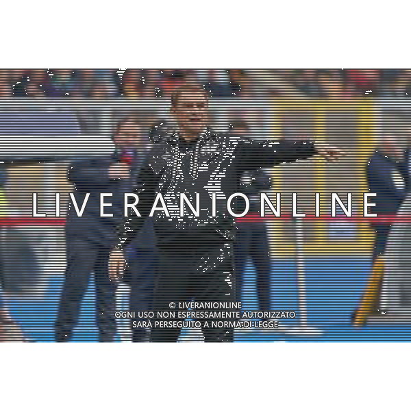 Coach Leonardo Semplici (Spezia Calcio) during the Italian soccer Serie A match US Lecce vs Spezia Calcio on May 21, 2023 at Via del Mare Stadium in Lecce, Italy. Photo by Emmanuele Mastrodonato/ag. Aldo Liverani sas / AGENZIA ALDO LIVERANI SAS