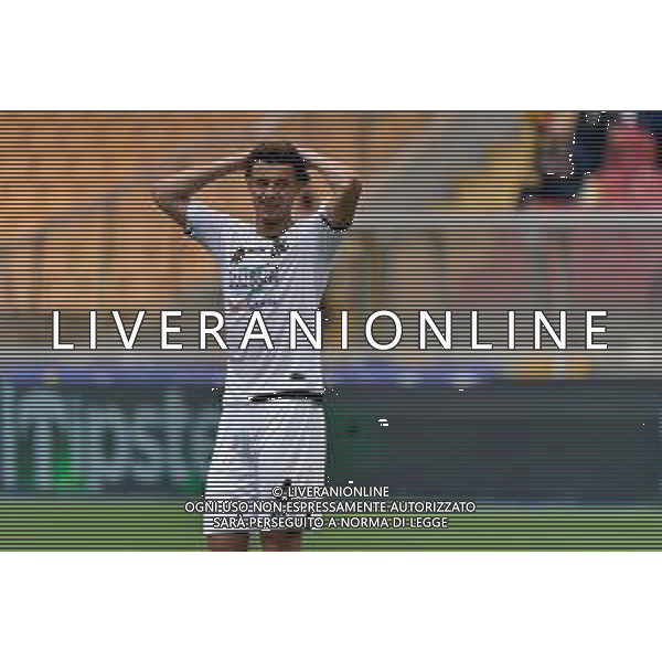 Ethan Ampadu (Spezia Calcio) during the Italian soccer Serie A match US Lecce vs Spezia Calcio on May 21, 2023 at Via del Mare Stadium in Lecce, Italy. Photo by Emmanuele Mastrodonato/ag. Aldo Liverani sas / AGENZIA ALDO LIVERANI SAS