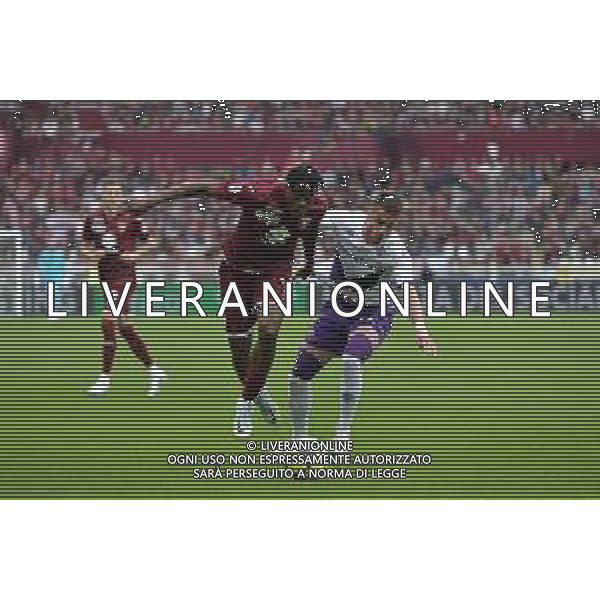 TVMV-Torino 21.05.2023 Stadio Grande Torino ©Manuela Viganti/Agenzia Aldo Liverani Torino vs Fiorentina Campionato Calcio Serie A TIM 2022/2023 36a giornata Nella foto: wilfried singo e aleksa terzic ©Viganti / AGENZIA ALDO LIVERANI SAS
