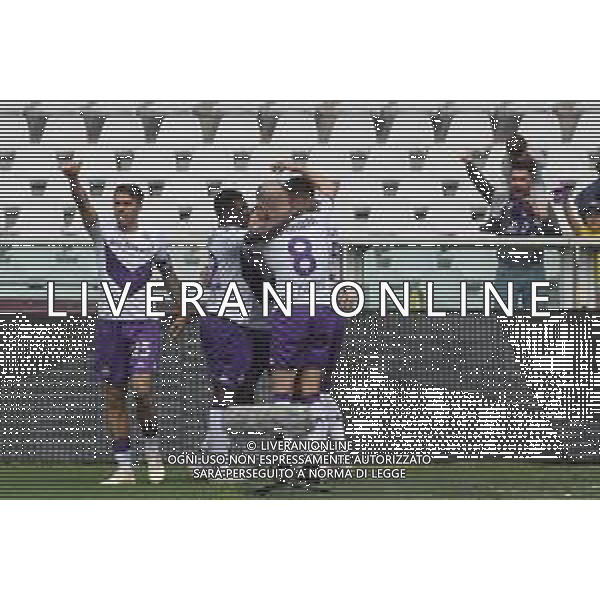 TVMV-Torino 21.05.2023 Stadio Grande Torino ©Manuela Viganti/Agenzia Aldo Liverani Torino vs Fiorentina Campionato Calcio Serie A TIM 2022/2023 36a giornata Nella foto: esultanza fiorentina dopo il gol di luka jovic ©Viganti / AGENZIA ALDO LIVERANI SAS