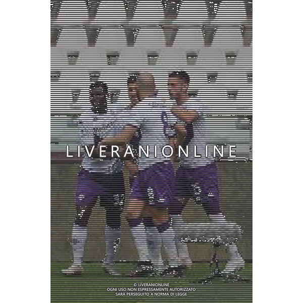 TVMV-Torino 21.05.2023 Stadio Grande Torino ©Manuela Viganti/Agenzia Aldo Liverani Torino vs Fiorentina Campionato Calcio Serie A TIM 2022/2023 36a giornata Nella foto: esultanza fiorentina dopo il gol di luka jovic ©Viganti / AGENZIA ALDO LIVERANI SAS