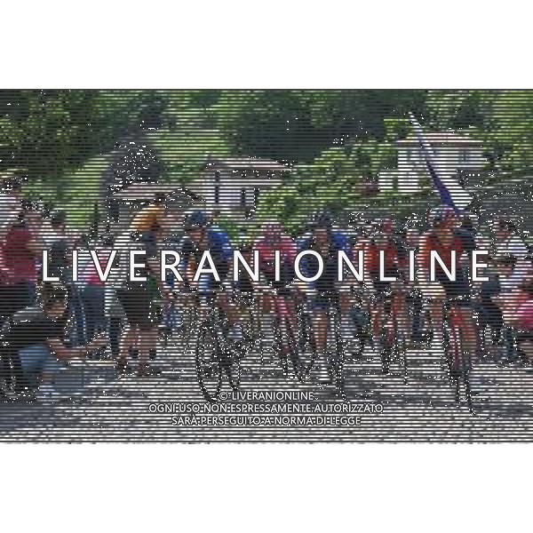 21-05-2023 Giro D\'italia; Tappa 15 Seregno - Bergamo; 2023, Groupama - Fdj; Konovalovas, Ignatas; Pinot, Thibaut; Armirail, Bruno; Bergamo Alta; ©SIROTTI / AGENZIA ALDO LIVERANI SAS