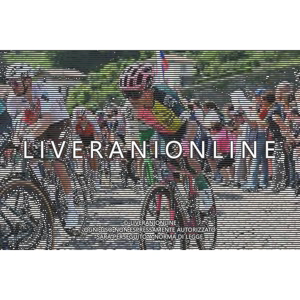 21-05-2023 Giro D\'italia; Tappa 15 Seregno - Bergamo; 2023, Ef Education - Easypost; Cepeda, Jefferson; Bergamo Alta; ©SIROTTI / AGENZIA ALDO LIVERANI SAS