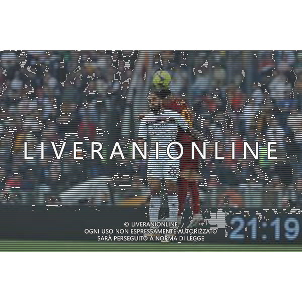 Roma vs Salernitana Campionato Serie A TIM - 36 Giornata - Stadio Olimpico - Roma 22-05-2023 nella foto Kastanos e El Shaarawy ©Federico Gaetano / Agenzia Aldo Liverani Sas