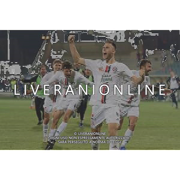 Ivan Kontek (Calcio Foggia 1920) celebrates after scoring a goal of 3-0 during the Italian soccer Serie C match Calcio Foggia 1920 vs Audace Cerignola on May 22, 2023 at Pino Zaccheria Stadium in Foggia, Italy. Photo by Emmanuele Mastrodonato/ag. Aldo Liverani sas / Agenzia Aldo Liverani Sas