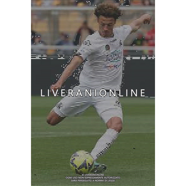 Ethan Ampadu (Spezia Calcio) during the Italian soccer Serie A match US Lecce vs Spezia Calcio on May 21, 2023 at Via del Mare Stadium in Lecce, Italy. Photo by Emmanuele Mastrodonato/ag. Aldo Liverani sas ©Emmanuele Matrodonato / Agenzia Aldo Liverani Sas