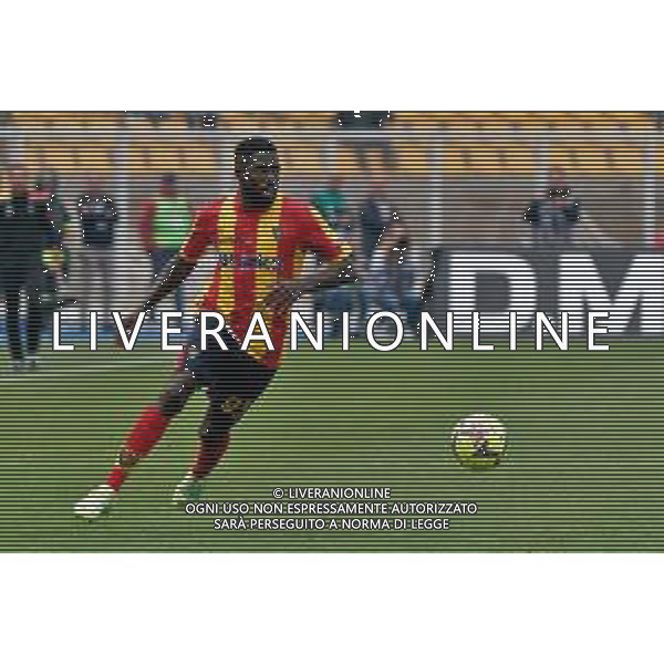 Samuel Umtiti (US Lecce) during the Italian soccer Serie A match US Lecce vs Spezia Calcio on May 21, 2023 at Via del Mare Stadium in Lecce, Italy. Photo by Emmanuele Mastrodonato/ag. Aldo Liverani sas ©Emmanuele Matrodonato / Agenzia Aldo Liverani Sas