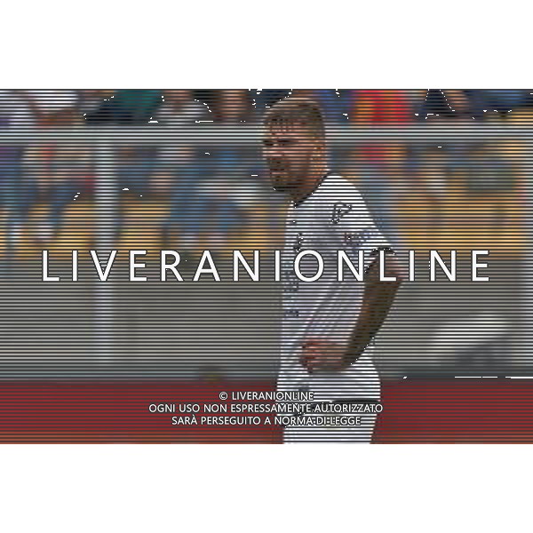 Przemyslaw Wisniewski (Spezia Calcio) during the Italian soccer Serie A match US Lecce vs Spezia Calcio on May 21, 2023 at Via del Mare Stadium in Lecce, Italy. Photo by Emmanuele Mastrodonato/ag. Aldo Liverani sas ©Emmanuele Matrodonato / Agenzia Aldo Liverani Sas