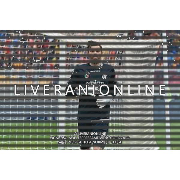 Bartłomiej Drągowski (Spezia Calcio) during the Italian soccer Serie A match US Lecce vs Spezia Calcio on May 21, 2023 at Via del Mare Stadium in Lecce, Italy. Photo by Emmanuele Mastrodonato/ag. Aldo Liverani sas ©Emmanuele Matrodonato / Agenzia Aldo Liverani Sas