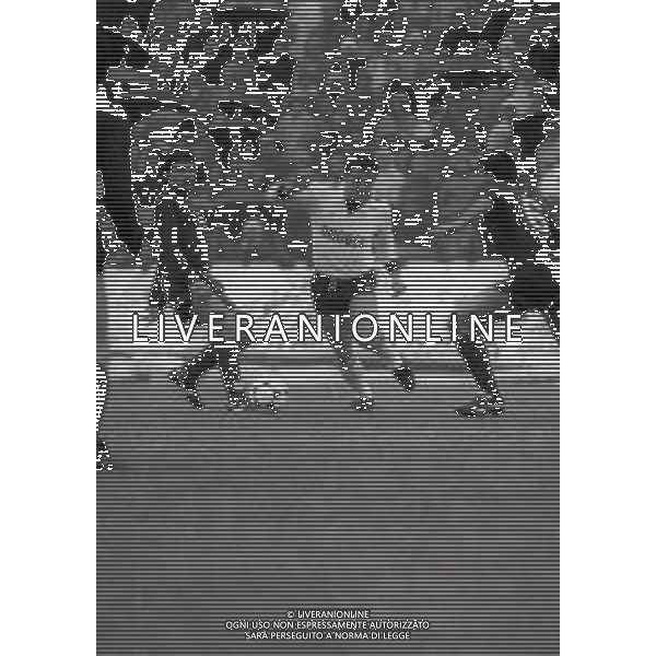 N-G-18-01-1987 CESENA CAMPIONATO DI CALCIO SERIE B CESENA -BOLOGNA 1-0 NELLA FOTO FULVIO SIMONINI E ERALDO PECCI AG ALDO LIVERANI SAS