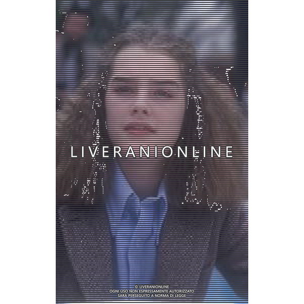 DP-RETROSPETTIVA BROOKE SHIELDS ATTRICE E MODELLA NELLA FOTO BROOKE SHIELDS ANNO 80 A CANNES AG ALDO LIVERANI SAS 