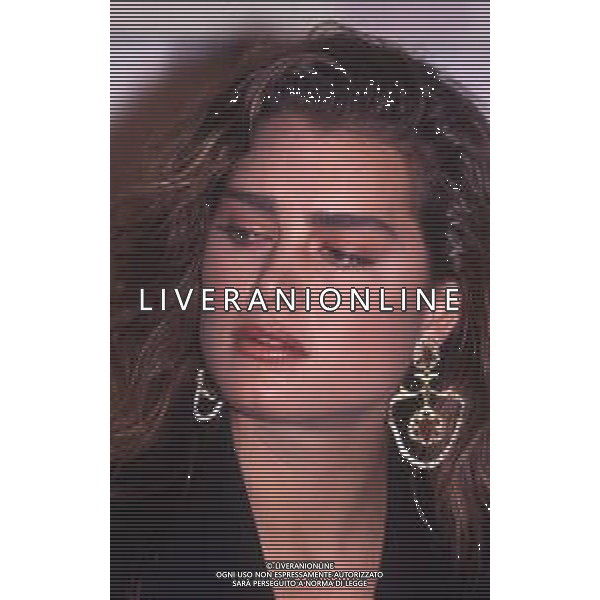 DP-RETROSPETTIVA BROOKE SHIELDS ATTRICE E MODELLA NELLA FOTO BROOKE SHIELDS A MILANO AG ALDO LIVERANI SAS 