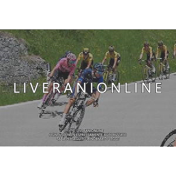 23-05-2023 Giro D\'italia; Tappa 16 Sabbio Chiese - Monte Bondone; 2023, Groupama - Fdj; Molard, Rudy; Armirail, Bruno; Passo Bordala; ©SIROTTI/AGENZIA ALDO LIVERANI SAS