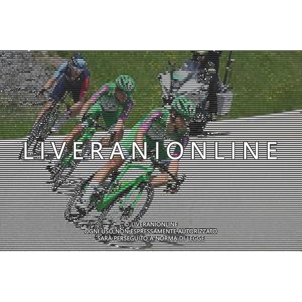 23-05-2023 Giro D\'italia; Tappa 16 Sabbio Chiese - Monte Bondone; 2023, Green Project Bardiani - Csf Faizane; Passo Bordala; ©SIROTTI/AGENZIA ALDO LIVERANI SAS