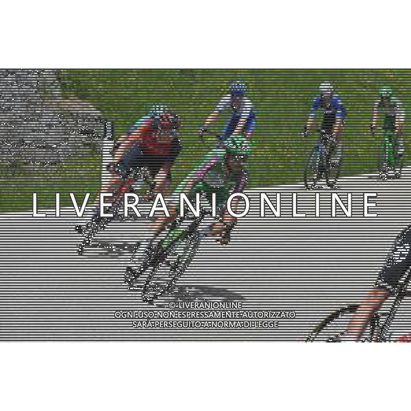 23-05-2023 Giro D\'italia; Tappa 16 Sabbio Chiese - Monte Bondone; 2023, Green Project Bardiani - Csf Faizane; Passo Bordala; ©SIROTTI/AGENZIA ALDO LIVERANI SAS