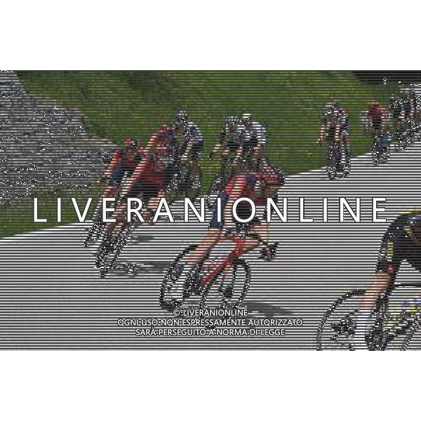 23-05-2023 Giro D\'italia; Tappa 16 Sabbio Chiese - Monte Bondone; 2023, Ineos Grenadiers; De Plus, Laurens; Geraint, Thomas; Passo Bordala; ©SIROTTI/AGENZIA ALDO LIVERANI SAS