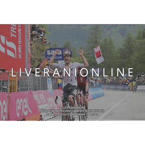 23-05-2023 Giro D\'italia; Tappa 16 Sabbio Chiese - Monte Bondone; 2023, Uae Emirates; 2023, Ineos Grenadiers; Almeida, Joao; Geraint, Thomas; Monte Bondone; ©SIROTTI/AGENZIA ALDO LIVERANI SAS