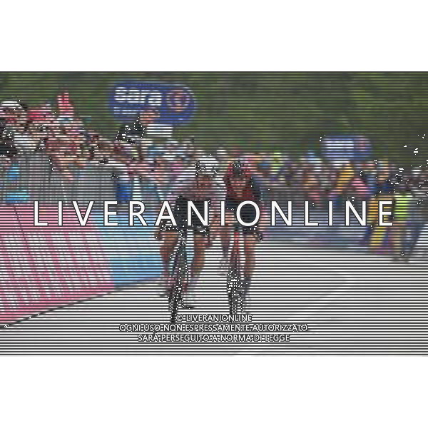 23-05-2023 Giro D\'italia; Tappa 16 Sabbio Chiese - Monte Bondone; 2023, Uae Emirates; 2023, Ineos Grenadiers; Almeida, Joao; Geraint, Thomas; Monte Bondone; ©SIROTTI/AGENZIA ALDO LIVERANI SAS
