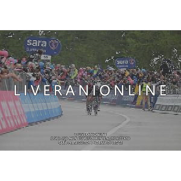 23-05-2023 Giro D\'italia; Tappa 16 Sabbio Chiese - Monte Bondone; 2023, Uae Emirates; 2023, Ineos Grenadiers; Almeida, Joao; Geraint, Thomas; Monte Bondone; ©SIROTTI/AGENZIA ALDO LIVERANI SAS