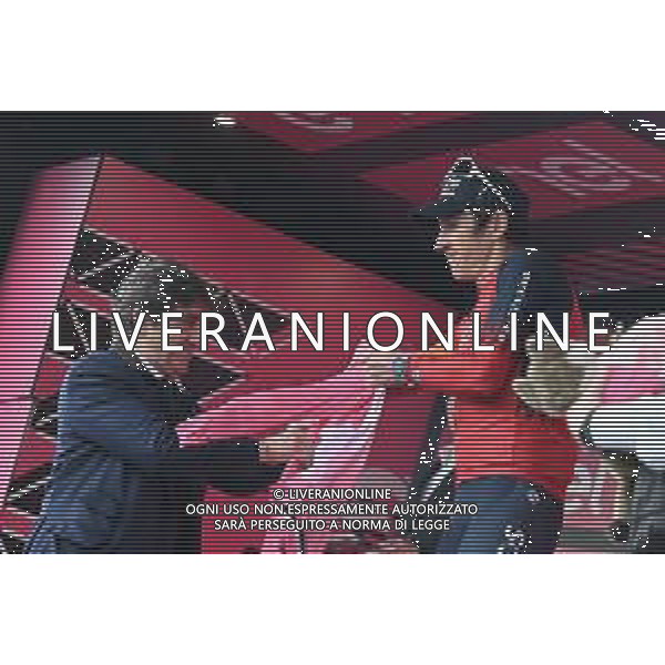 23-05-2023 Giro D\'italia; Tappa 16 Sabbio Chiese - Monte Bondone; 2023, Ineos Grenadiers; Geraint, Thomas; Cairo, Urbano; Monte Bondone; ©SIROTTI/AGENZIA ALDO LIVERANI SAS