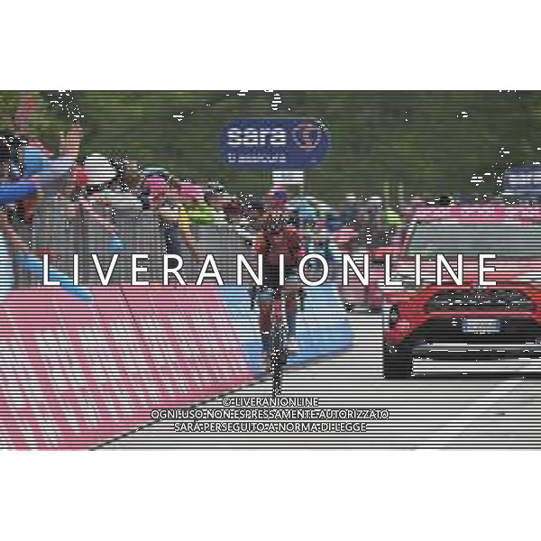 23-05-2023 Giro D\'italia; Tappa 16 Sabbio Chiese - Monte Bondone; 2023, Bahrain - Victorious; Buitrago Sanchez, Santiago; Monte Bondone; ©SIROTTI/AGENZIA ALDO LIVERANI SAS