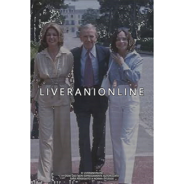 DP - CANNES FILM FESTIVAL 1976 - Presentazione del film fuori concorso \'Hollywood... Hollywood\' Nella foto Leslie Caron, Fred Astaire e Cyd Charisse ©Archivio Giovanni Liverani/Agenzia Aldo Liverani Sas