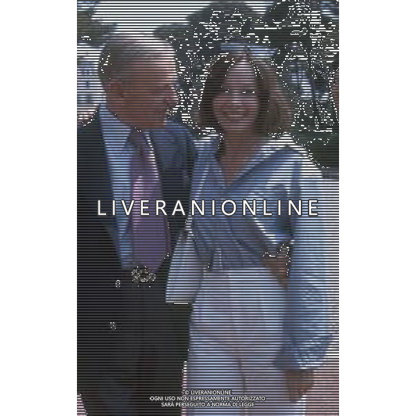 DP - CANNES FILM FESTIVAL 1976 - Presentazione del film fuori concorso \'Hollywood... Hollywood\' Nella foto Leslie Caron, Fred Astaire ©Archivio Giovanni Liverani/Agenzia Aldo Liverani Sas