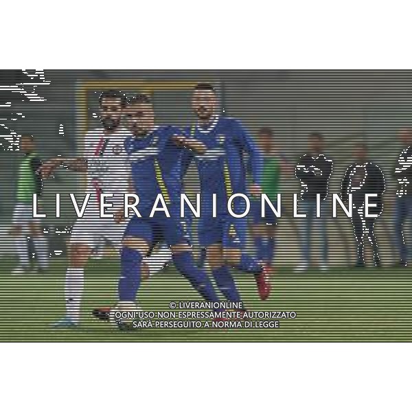 Giuseppe Coccia (Audace Cerignola) and Andrea Schenetti (Calcio Foggia 1920)/Agenzia Aldo Liverani Sas