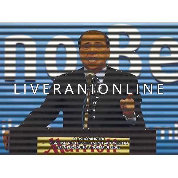 Milano 21/11/2005 Berlusconi con i Riformatori a Milano nella foto: Silvio Berlusconi foto Danilo Recalcati / Ag.Aldo Liverani