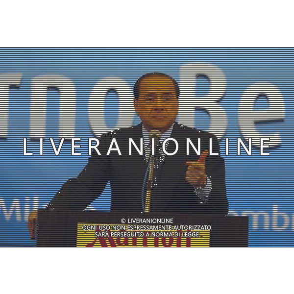 Milano 21/11/2005 Berlusconi con i Riformatori a Milano nella foto: Silvio Berlusconi foto Danilo Recalcati / Ag.Aldo Liverani