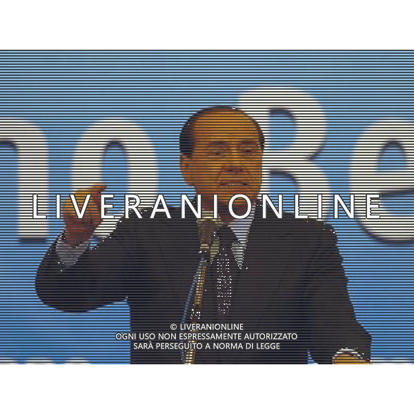 Milano 21/11/2005 Berlusconi con i Riformatori a Milano nella foto: Silvio Berlusconi foto Danilo Recalcati / Ag.Aldo Liverani