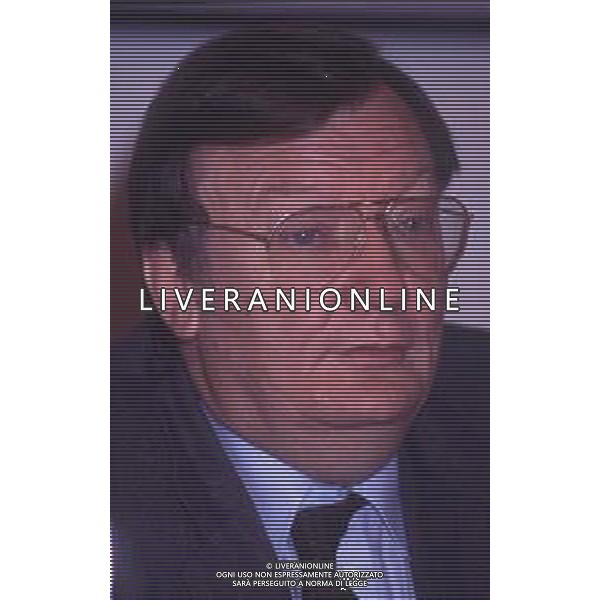 DIAP-RETROSPETTIVA CARLO RUBBIA FISICO ITALIANO NELLA FOTO CARLO RUBBIA FISICO ITALIANO NELL\'ANNO 1990 A MILANO AG ALDO LIVERANI SAS 