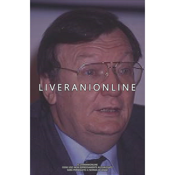 DIAP-RETROSPETTIVA CARLO RUBBIA FISICO ITALIANO NELLA FOTO CARLO RUBBIA FISICO ITALIANO NELL\'ANNO 1990 A MILANO AG ALDO LIVERANI SAS 