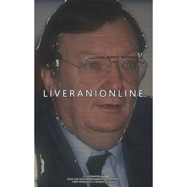 DIAP-RETROSPETTIVA CARLO RUBBIA FISICO ITALIANO NELLA FOTO CARLO RUBBIA FISICO ITALIANO NELL\'ANNO 1990 A MILANO AG ALDO LIVERANI SAS 
