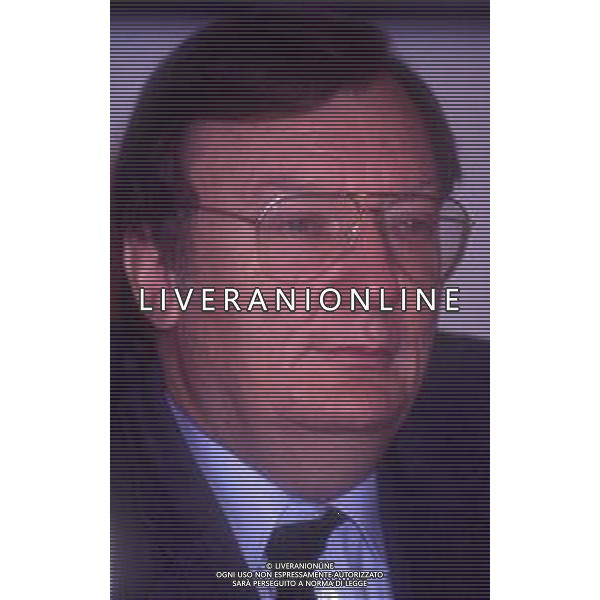 DIAP-RETROSPETTIVA CARLO RUBBIA FISICO ITALIANO NELLA FOTO CARLO RUBBIA FISICO ITALIANO NELL\'ANNO 1990 A MILANO AG ALDO LIVERANI SAS 