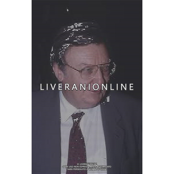 DIAP-RETROSPETTIVA CARLO RUBBIA FISICO ITALIANO NELLA FOTO CARLO RUBBIA FISICO ITALIANO NELL\'ANNO 1993 A MILANO AG ALDO LIVERANI SAS 