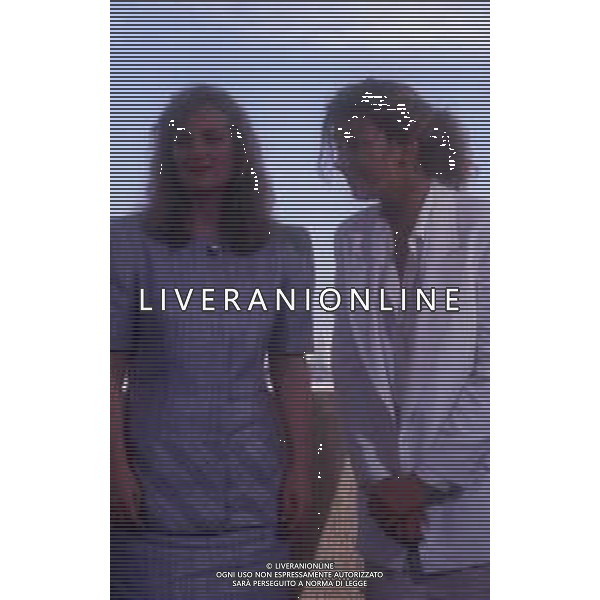 DIAP-RETROSPETTIVA PATRICIA CAMPBELL HEARST ATTRICE NELLA FOTO PATRICIA HEARST CON NATASHA RICHARDSON A CANNES NELL\'ANNO 1988 PRESENTA IL FILM “LA VERA STORIA DI PATTY HEARTS AG ALDO LIVERANI SAS