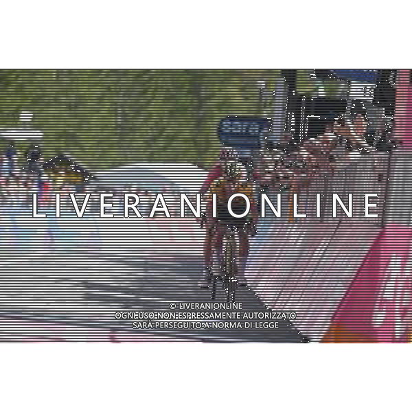 25-05-2023 Giro D\'italia; Tappa 18 Oderzo - Zoldo Alto; 2023, Jumbo - Visma; 2023, Ineos Grenadiers; Roglic, Primoz; Geraint, Thomas; Zoldo Alto; ©SIROTTI /AGENZIA ALDO LIVERANI SAS