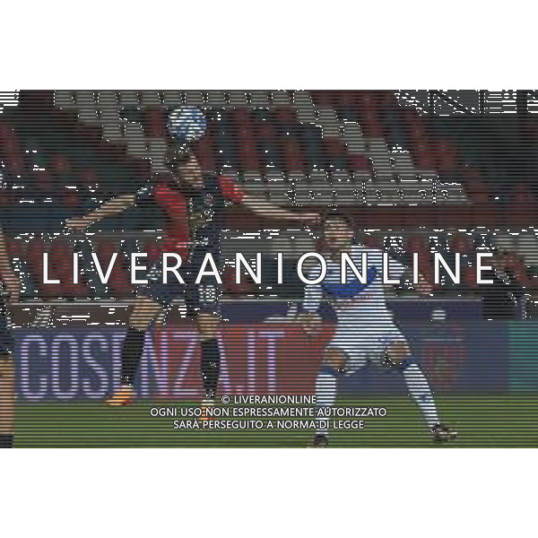 Stadio San Vito-Marulla in Cosenza Serie B 2022-2023 Playout gara d\'andata Cosenza-Brescia In foto: D\'Urso anticipa Karacic ©Andrea Rosito/Agenzia Aldo Liverani Sas
