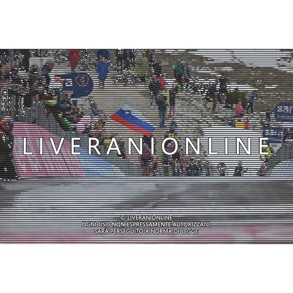 26-05-2023 Giro D\'italia; Tappa 19 Longarone - Tre Cime Di Lavaredo; 2023, Ineos Grenadiers; 2023, Ef Education - Easypost; Geraint, Thomas; Nielsen Magnus, Cort; Tre Cime Di Lavaredo; ©SIROTTI / AGENZIA ALDO LIVERANI SAS