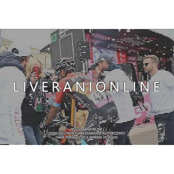 26-05-2023 Giro D\'italia; Tappa 19 Longarone - Tre Cime Di Lavaredo; 2023, Bahrain - Victorious; Buitrago Sanchez, Santiago; Tre Cime Di Lavaredo; ©SIROTTI / AGENZIA ALDO LIVERANI SAS