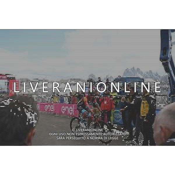 26-05-2023 Giro D\'italia; Tappa 19 Longarone - Tre Cime Di Lavaredo; 2023, Bahrain - Victorious; Buitrago Sanchez, Santiago; Tre Cime Di Lavaredo; ©SIROTTI / AGENZIA ALDO LIVERANI SAS