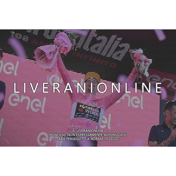 27-05-2023 Giro D\'italia; Tappa 20 Tarvisio - Monte Lussari; 2023, Jumbo - Visma; Roglic, Primoz; Monte Lussari; ©SIROTTI / AGENZIA ALDO LIVERANI SAS