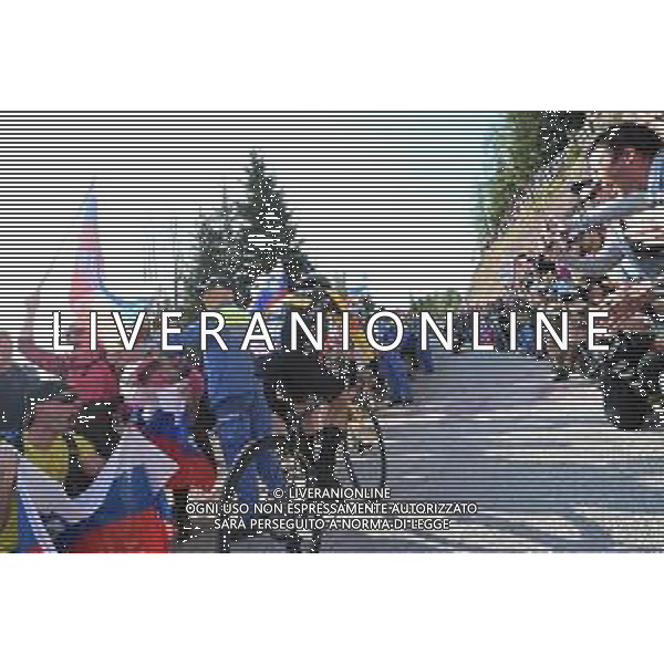 27-05-2023 Giro D\'italia; Tappa 20 Tarvisio - Monte Lussari; 2023, Jumbo - Visma; Roglic, Primoz; Monte Lussari; ©SIROTTI / AGENZIA ALDO LIVERANI SAS