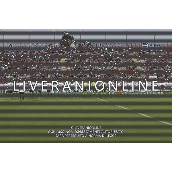 L.R. VICENZA - CESENA SECONDO TURNO PLAY OFF NAZIONALE - GARA DI ANDATA CAMPIONATO CALCIO SERIE C LEGA PRO 27.05.2023 NELLA FOTO I GIOCATORI ENTRANO IN CAMPO CON LA MAGLIA A SOSTEGNO DELLA ROMAGNA ALLUVIONATA ©PG / AGENZIA ALDO LIVERANI SAS