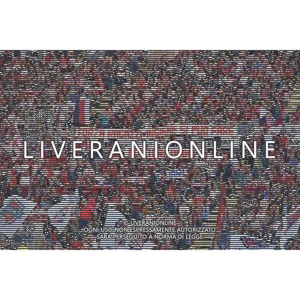 275-2023. Cagliari Calcio-Venezia F.C. Gara preliminare play off BKT 2022/2023, stadio Unipol Domus Cagliari. Foto Salvatore Moi/Aldo Liverani s.a.s. Nella foto: Sconvolts, tifosi del Cagliari Calcio in curva nord dello stadio Unipol Domus di Cagliari. ©MOI SALVATORE / AGENZIA ALDO LIVERANI SAS
