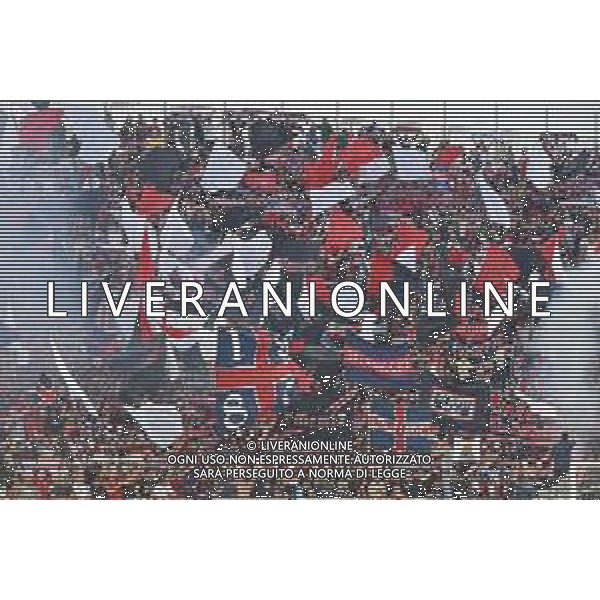 275-2023. Cagliari Calcio-Venezia F.C. Gara preliminare play off BKT 2022/2023, stadio Unipol Domus Cagliari. Foto Salvatore Moi/Aldo Liverani s.a.s. Nella foto: Sconvolts, tifosi del Cagliari Calcio in curva nord dello stadio Unipol Domus di Cagliari. ©MOI SALVATORE / AGENZIA ALDO LIVERANI SAS