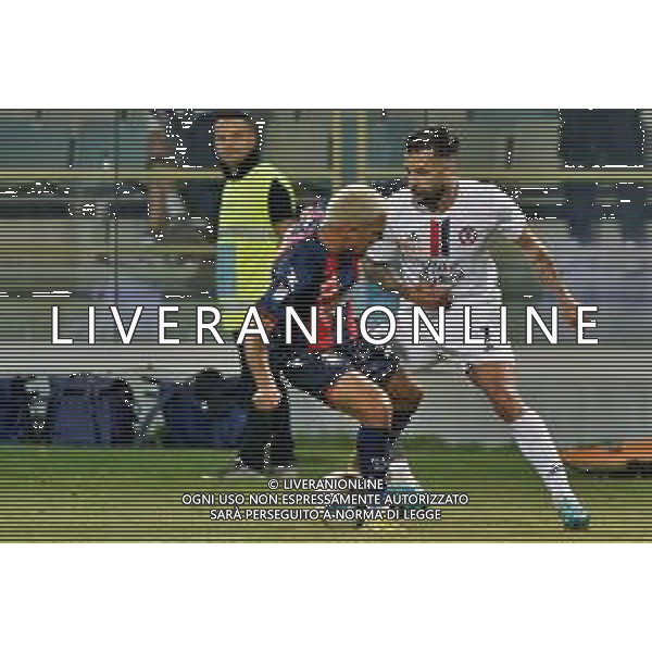 Andrea Schenetti (Calcio Foggia 1920) and Cosimo Chiricò (FC Crotone) during the Italian soccer Serie C match Calcio Foggia 1920 vs FC Crotone on May 27, 2023 at Pino Zaccheria Stadium in Foggia, Italy. Photo by Emmanuele Mastrodonato/ag. Aldo Liverani sas / AGENZIA ALDO LIVERANI SAS