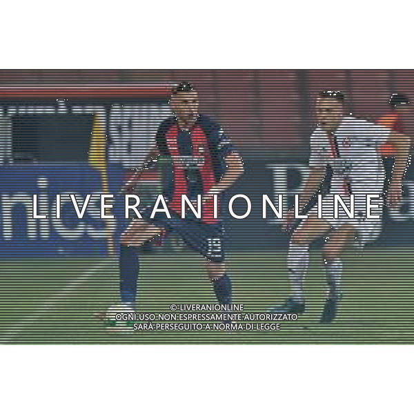 Alessio Tribuzzi (FC Crotone) and Daniel Cosimo Leo (Calcio Foggia 1920) during the Italian soccer Serie C match Calcio Foggia 1920 vs FC Crotone on May 27, 2023 at Pino Zaccheria Stadium in Foggia, Italy. Photo by Emmanuele Mastrodonato/ag. Aldo Liverani sas / AGENZIA ALDO LIVERANI SAS